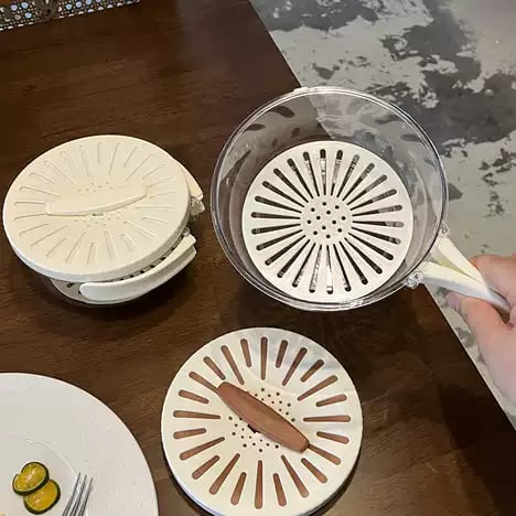 Multifunctional fruit and vegetable washing bowl