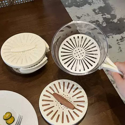 Multifunctional fruit and vegetable washing bowl