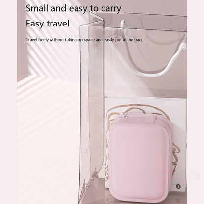 Compact Makeup Vanity With LED Mirror