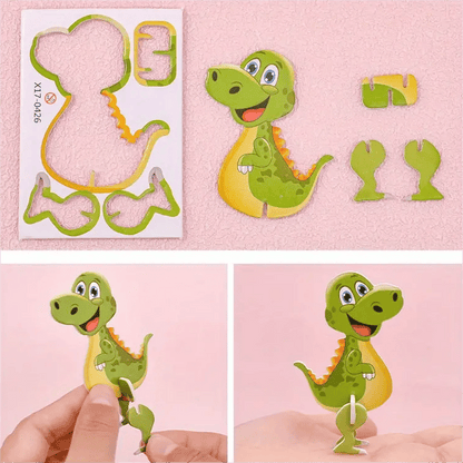 Educational 3D Cartoon Puzzle