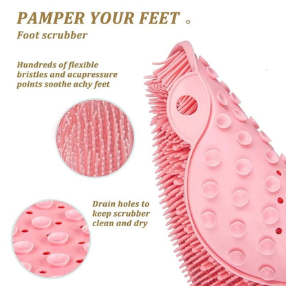 Multi-purpose Shower Foot & Back Scrub Massage Pad
