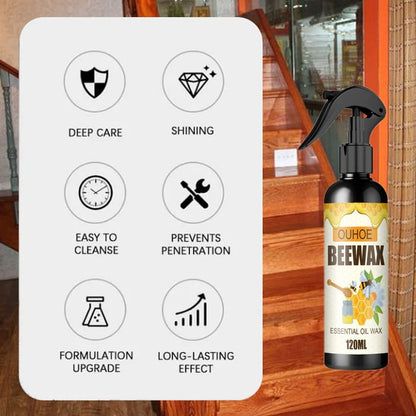 (Pack of 2) Natural Micro-Molecularized Beeswax Spray