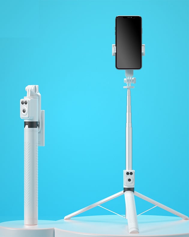 New 6 in 1 Bluetooth selfie stick