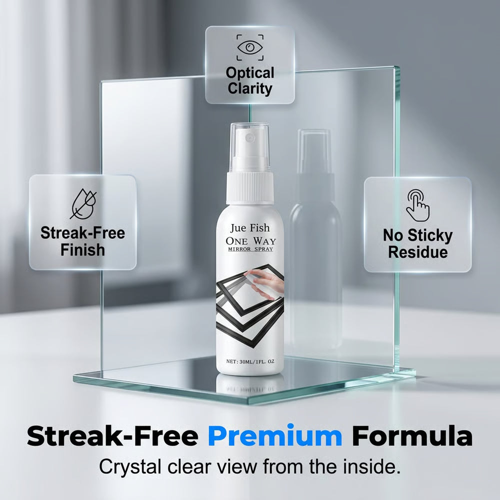 Reflective Window Spray | One-Way Mirror Privacy Shield for Home & Car