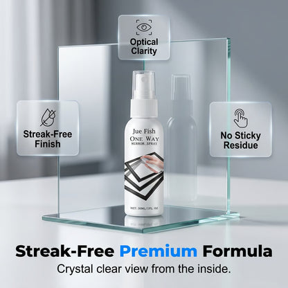 Reflective Window Spray | One-Way Mirror Privacy Shield for Home & Car