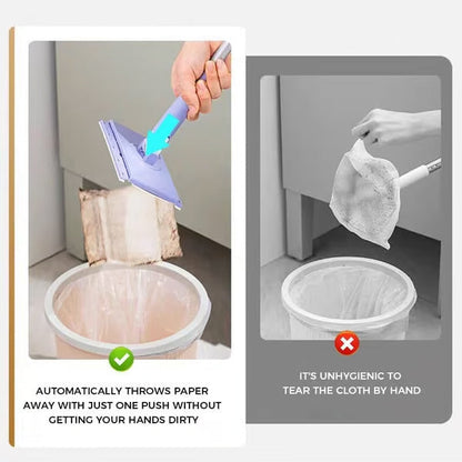 Easy-Clean Mini Mop With Auto Cloth Grip