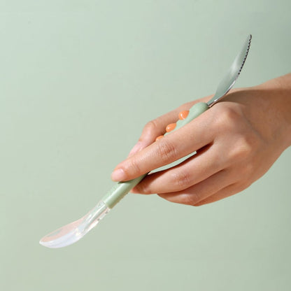 Baby Double Head Scraping Fruit Spoon
