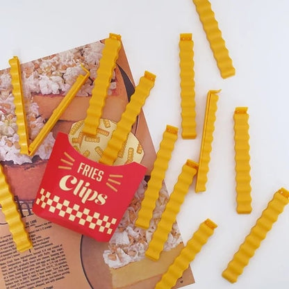 Magnetic French Fries Sealing Clip - Pack Of 12