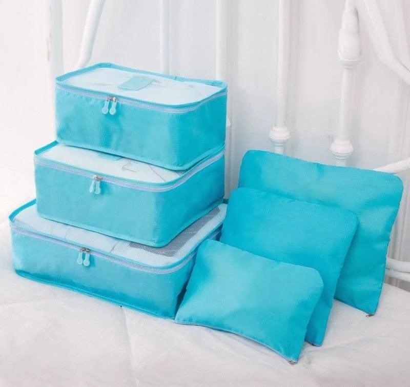 Portable Luggage Packing Cubes - 6 PCS