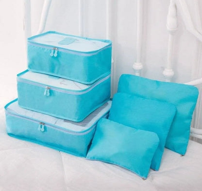 Portable Luggage Packing Cubes - 6 PCS