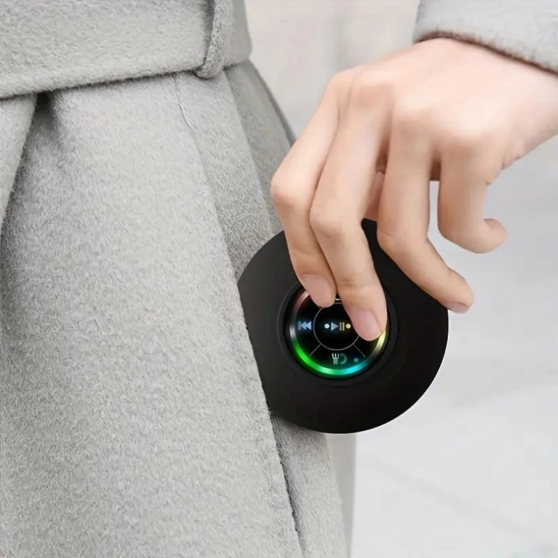 Bathroom Waterproof Wireless Bluetooth Speakers with LED Light