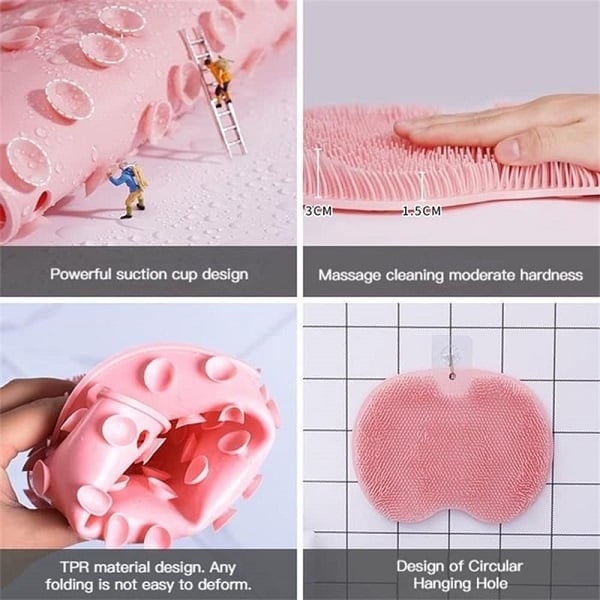 Multi-purpose Shower Foot & Back Scrub Massage Pad
