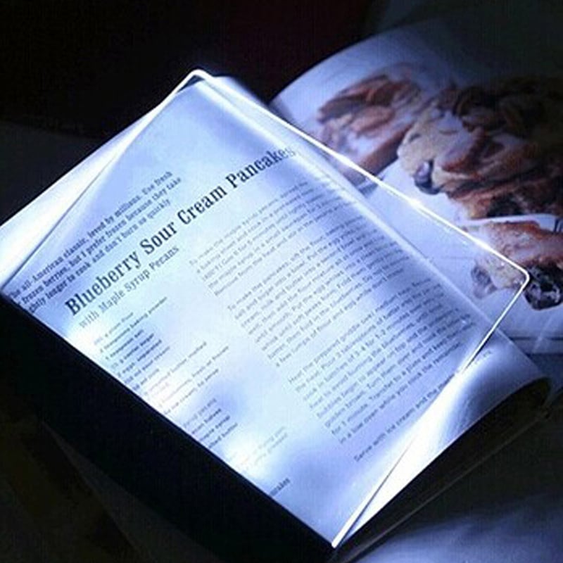 Multifunctional LED flat-panel night vision reading lamp