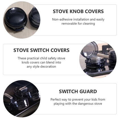 Kitchen gas cooker oven safety guards