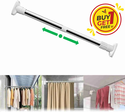 DRILL-FREE LENGTH ADJUSTABLE MULTIPURPOSE ROD |⏰LIMITED PERIOD OFFER⏰