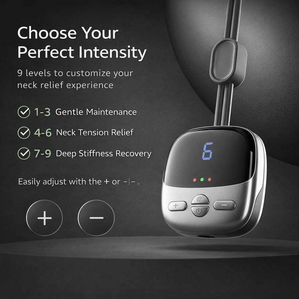 Portable Neck Massager With Adjustable Heat