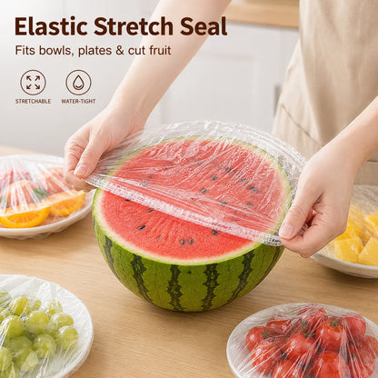 ✨ Stretch Food Covers - 100 Pcs Pack