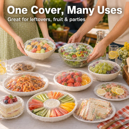✨ Stretch Food Covers - 100 Pcs Pack