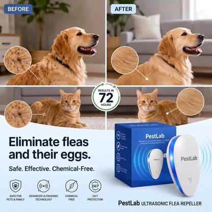 Upgraded Pest Repeller - Banish Fleas For Good