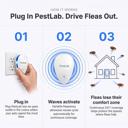 Upgraded Pest Repeller - Banish Fleas For Good