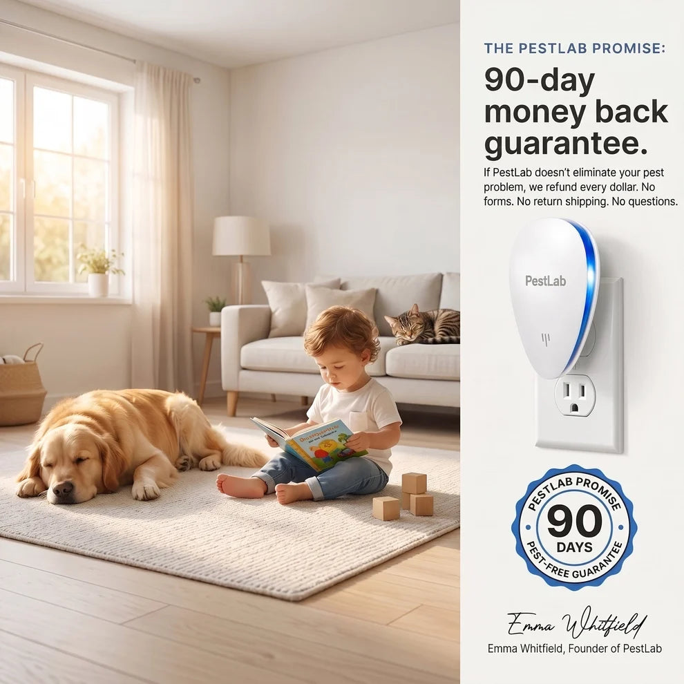 Upgraded Pest Repeller - Banish Fleas For Good