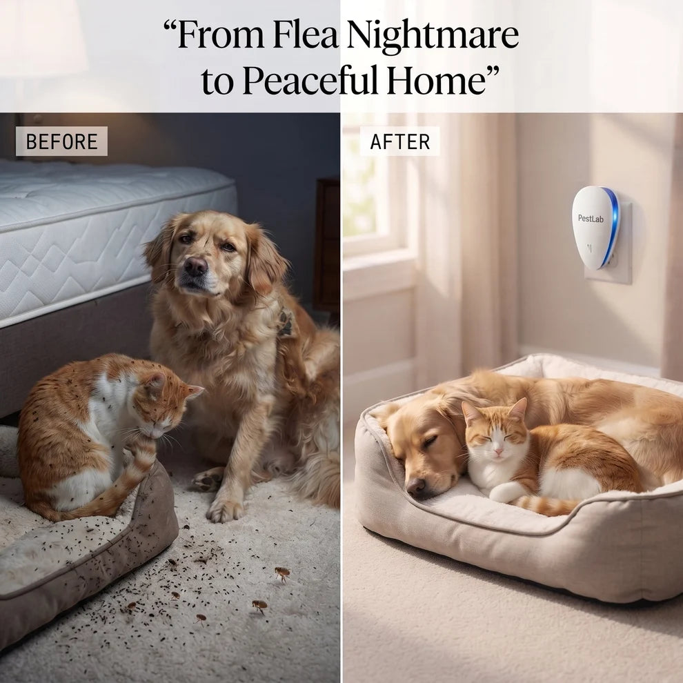 Upgraded Pest Repeller - Banish Fleas For Good