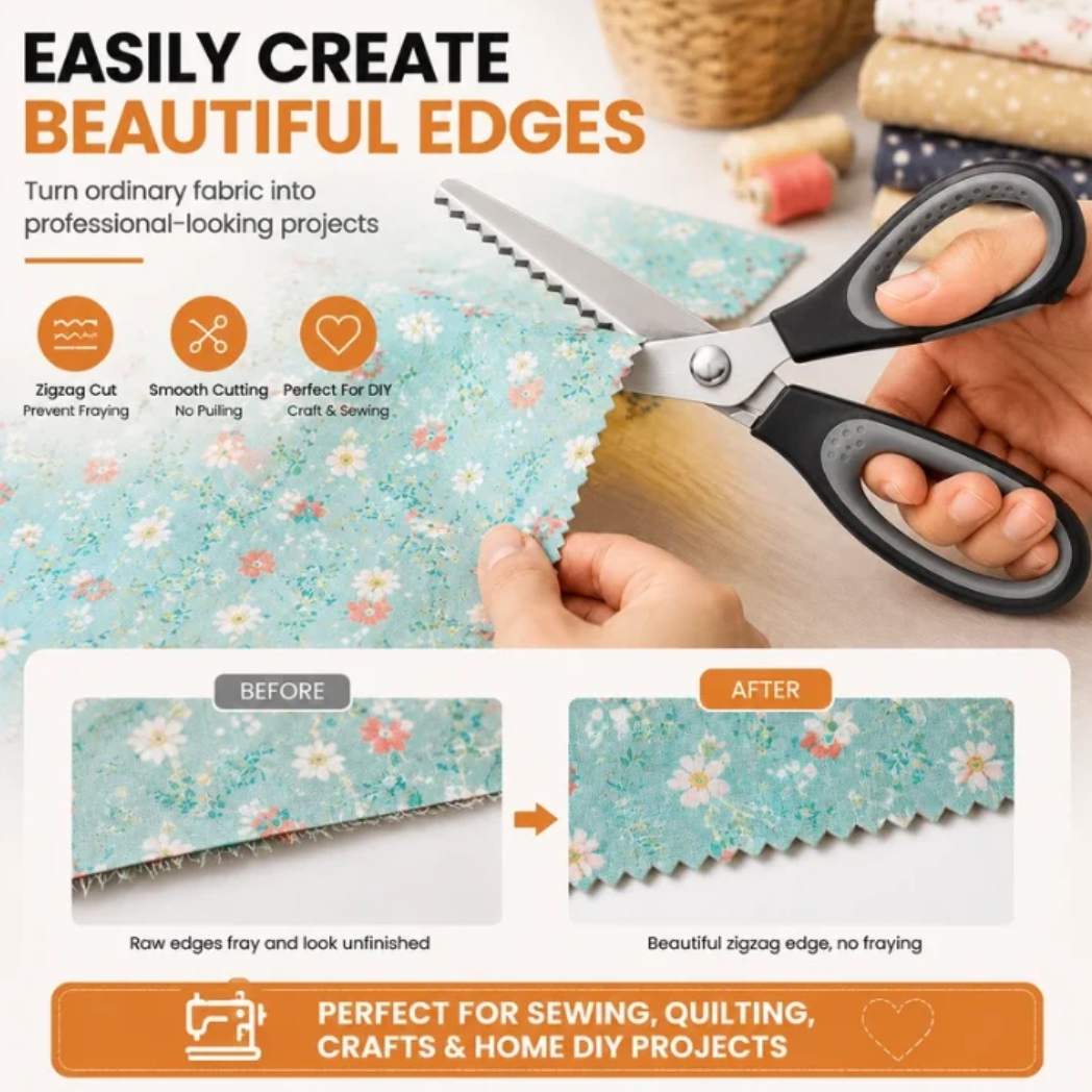 DIY Serrated Sewing Scissors – Precise and Easy to Use