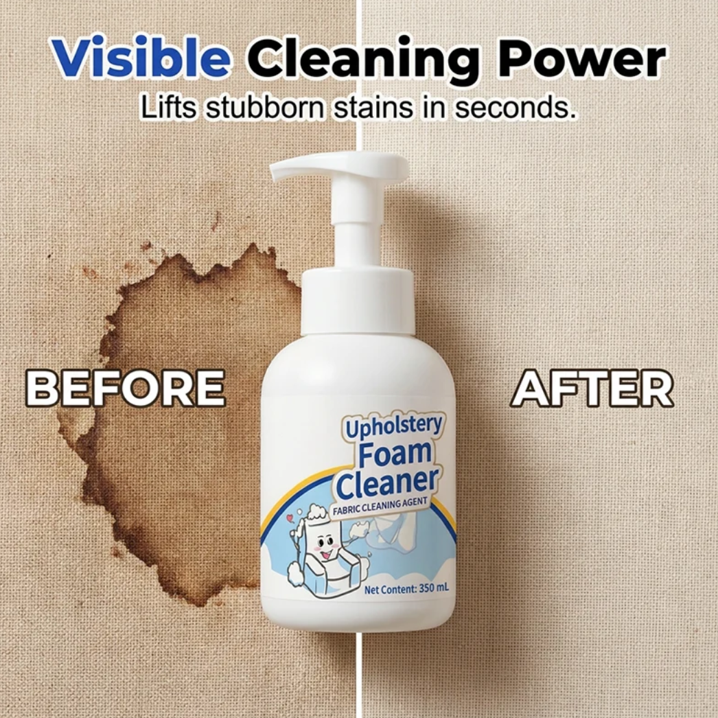No-Wash Fabric & Upholstery Foam Cleaner