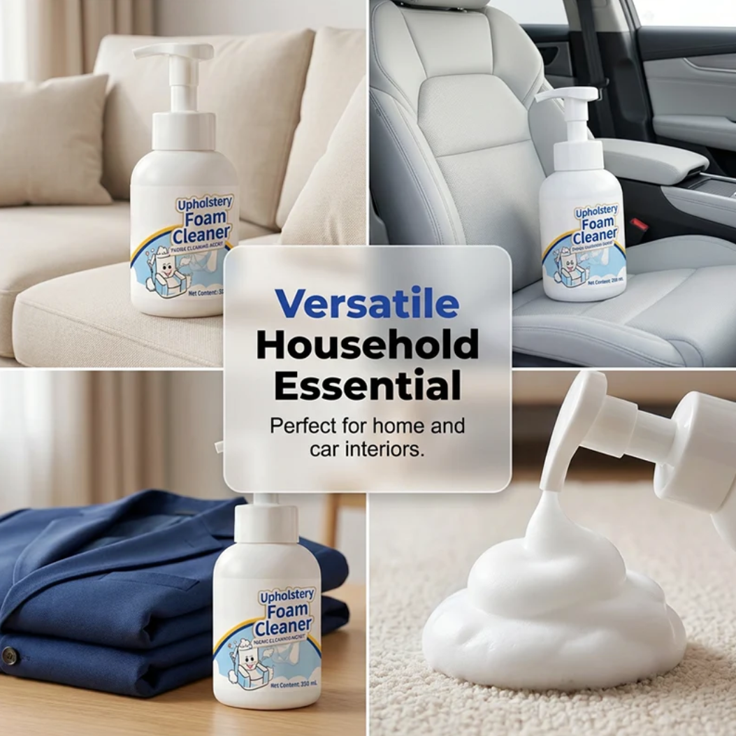 No-Wash Fabric & Upholstery Foam Cleaner