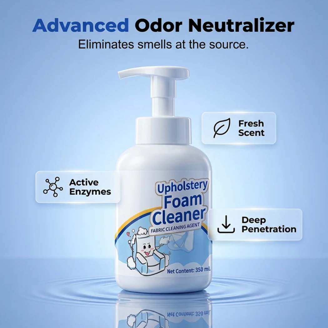 No-Wash Fabric & Upholstery Foam Cleaner
