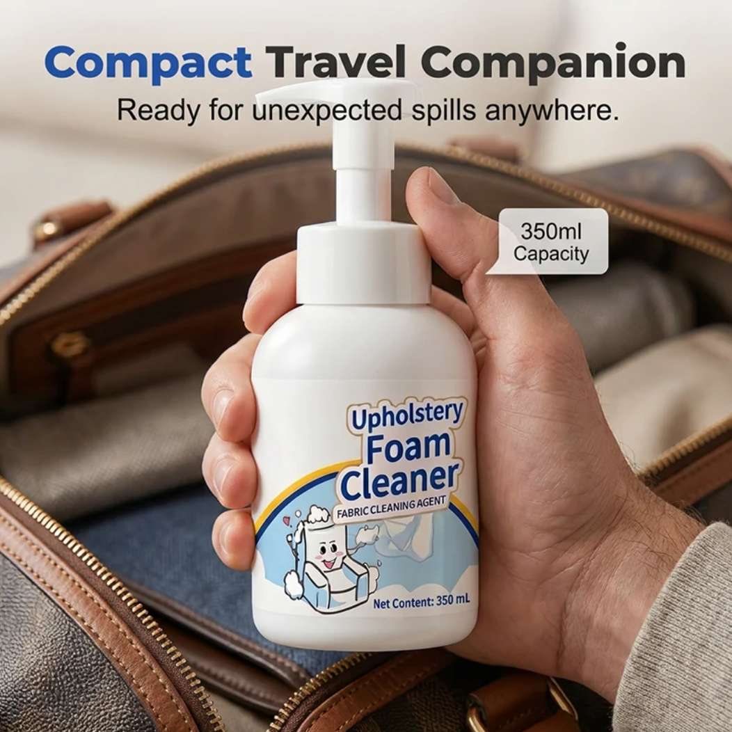 No-Wash Fabric & Upholstery Foam Cleaner