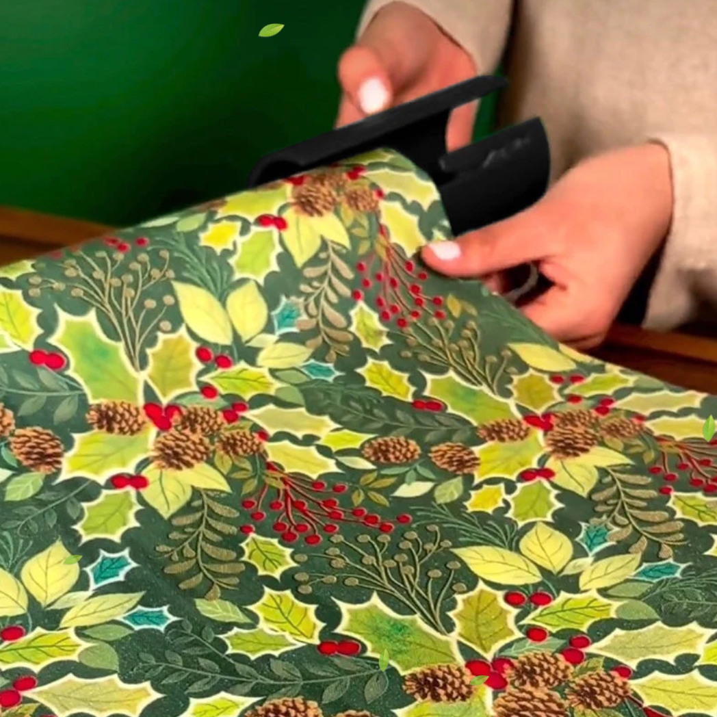 New Style Wrapping Paper Cutter – Helps Cut Straight & Clean, Hidden Blade Design, for Wrapping Paper Rolls 🎁