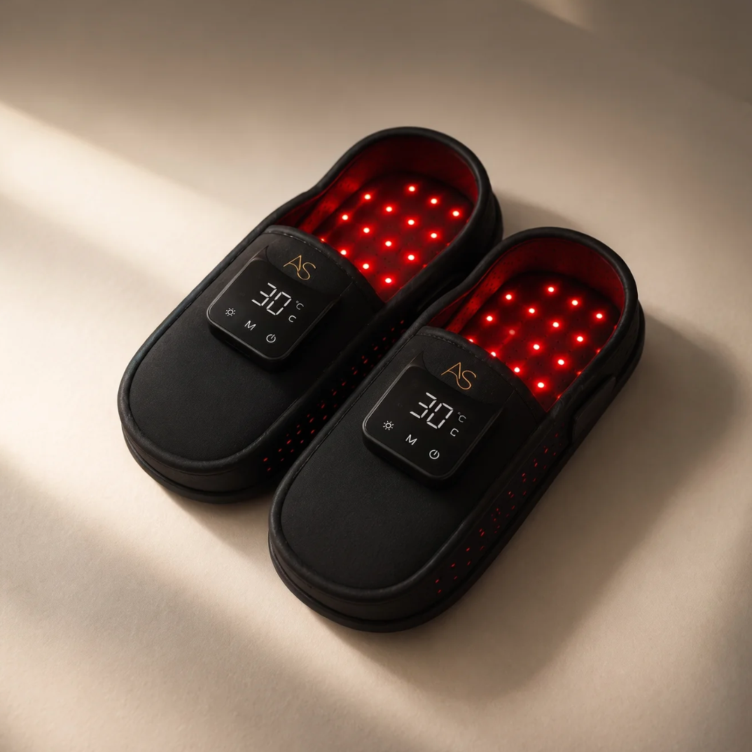 Aure Step™ Red Light  Slippers For Foot Pain Relief
