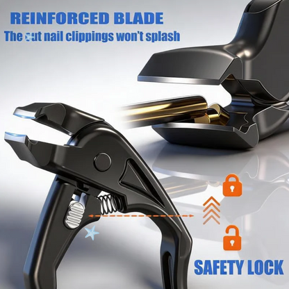 💅Stainless Steel Nail Clipper with Curved Precision Blades – Effortless for Thick Nails & Seniors! ✂️✨