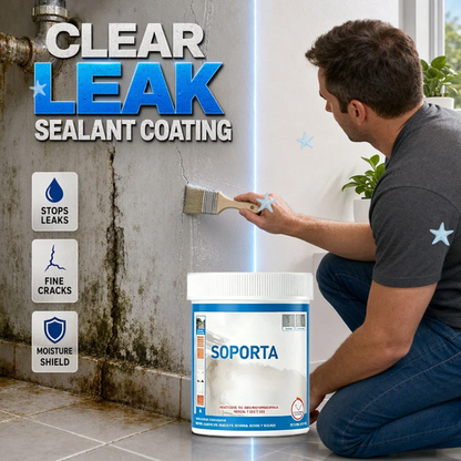 Multi‑Surface Waterproof Repair Sealant – Clear Leak Sealant Coating, Invisible Anti‑Leak Protective Coating for Cracks Walls Roof Pipes