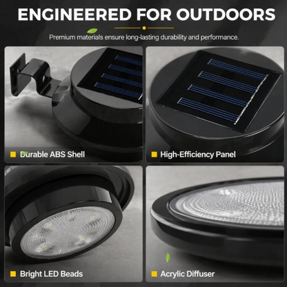 Outdoor Waterproof Solar LED Gutter Wall Lights