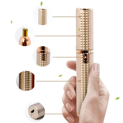 Portable 3 in 1 Electric Eyebrow Trimmer – Interchangeable Heads