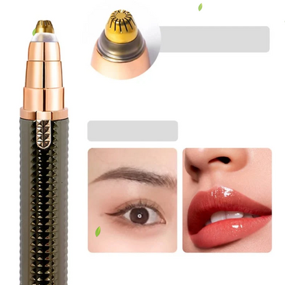 Portable 3 in 1 Electric Eyebrow Trimmer – Interchangeable Heads
