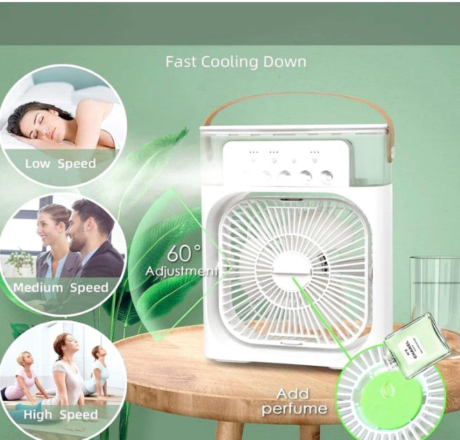 Portable Air Cooler Fan with Water Cooling