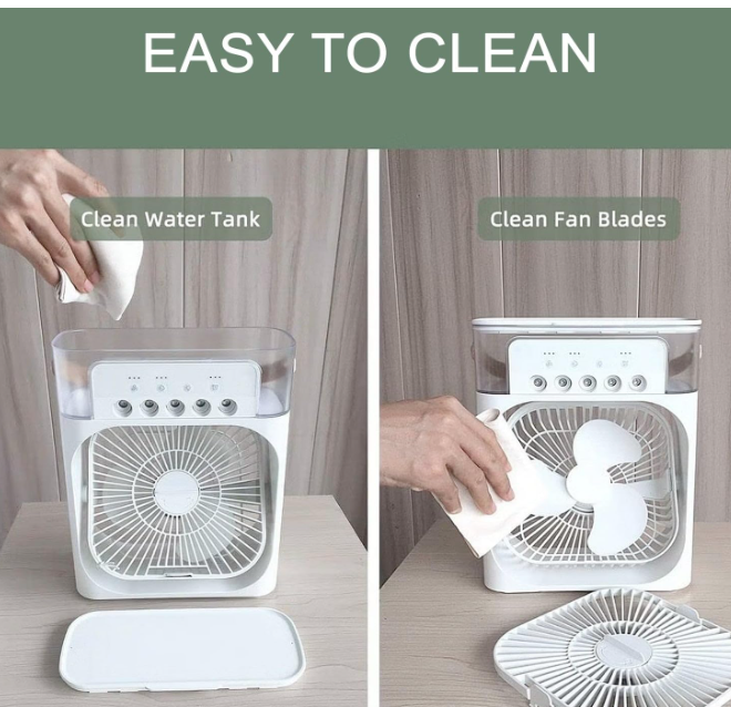 Portable Air Cooler Fan with Water Cooling