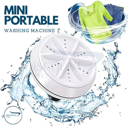 Portable Turbine Ultrasonic Washing Machine - (IMPORTED)