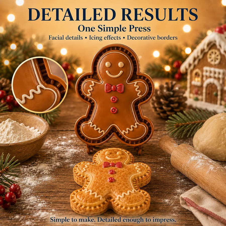 🍪Christmas Baking Moulds – 9 Festive Designs 🎄