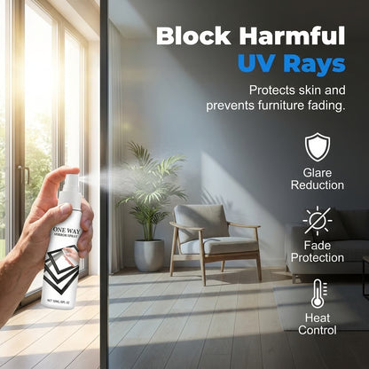 Reflective Window Spray | One-Way Mirror Privacy Shield for Home & Car