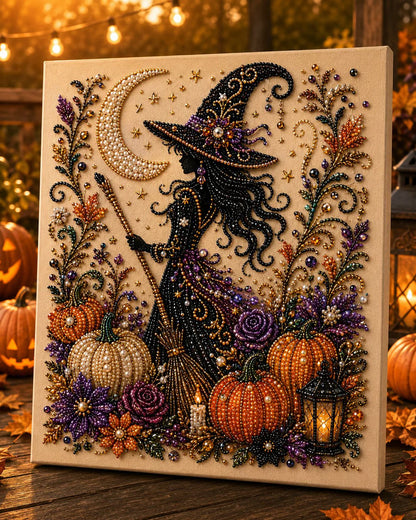 💥 👻✨ Halloween Pearl Art DIY Kit – Turn Tiny Pearls into Spooky-Cute Magic