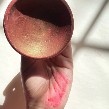 Traditional Moroccan Lipstick Aker Fassi Clay Pot