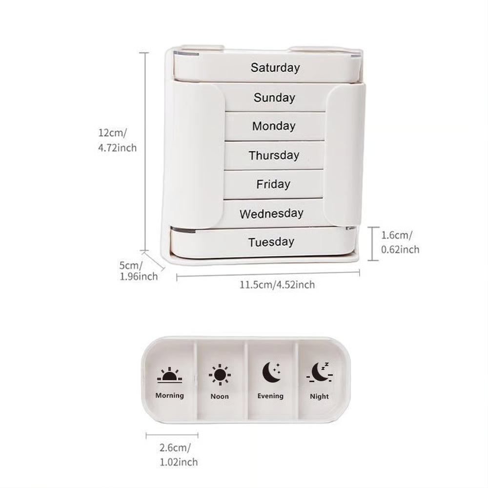 7-Day Medication Organizer - For Effortless Health Management! 📅