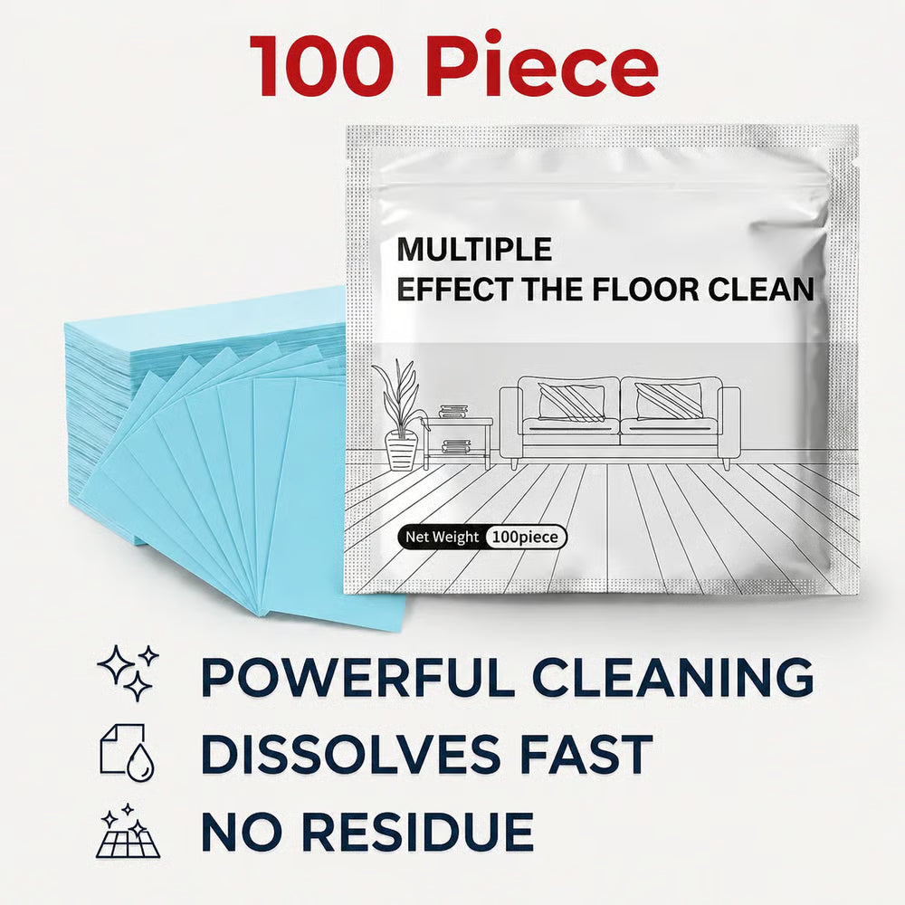 Multi Effect Floor Cleaning Sheet - Pack of 100
