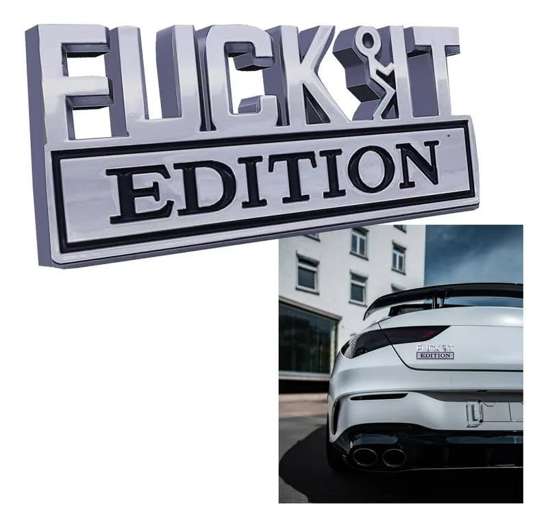 FVUK IT Edition Emblem | Car Decal Sticker