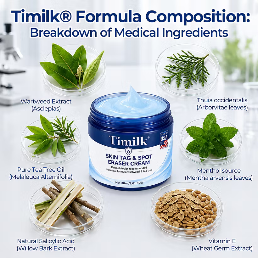 Timilk® 7-Day Skin Tag & Spot Eraser Cream - PACK OF 2 (IMPORTED)