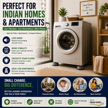 ANTI-VIBRATION PADS FOR WASHING MACHINE - 4 PCS